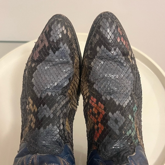 Dan Post women’s python cowboy boots 7M - Picture 4 of 4